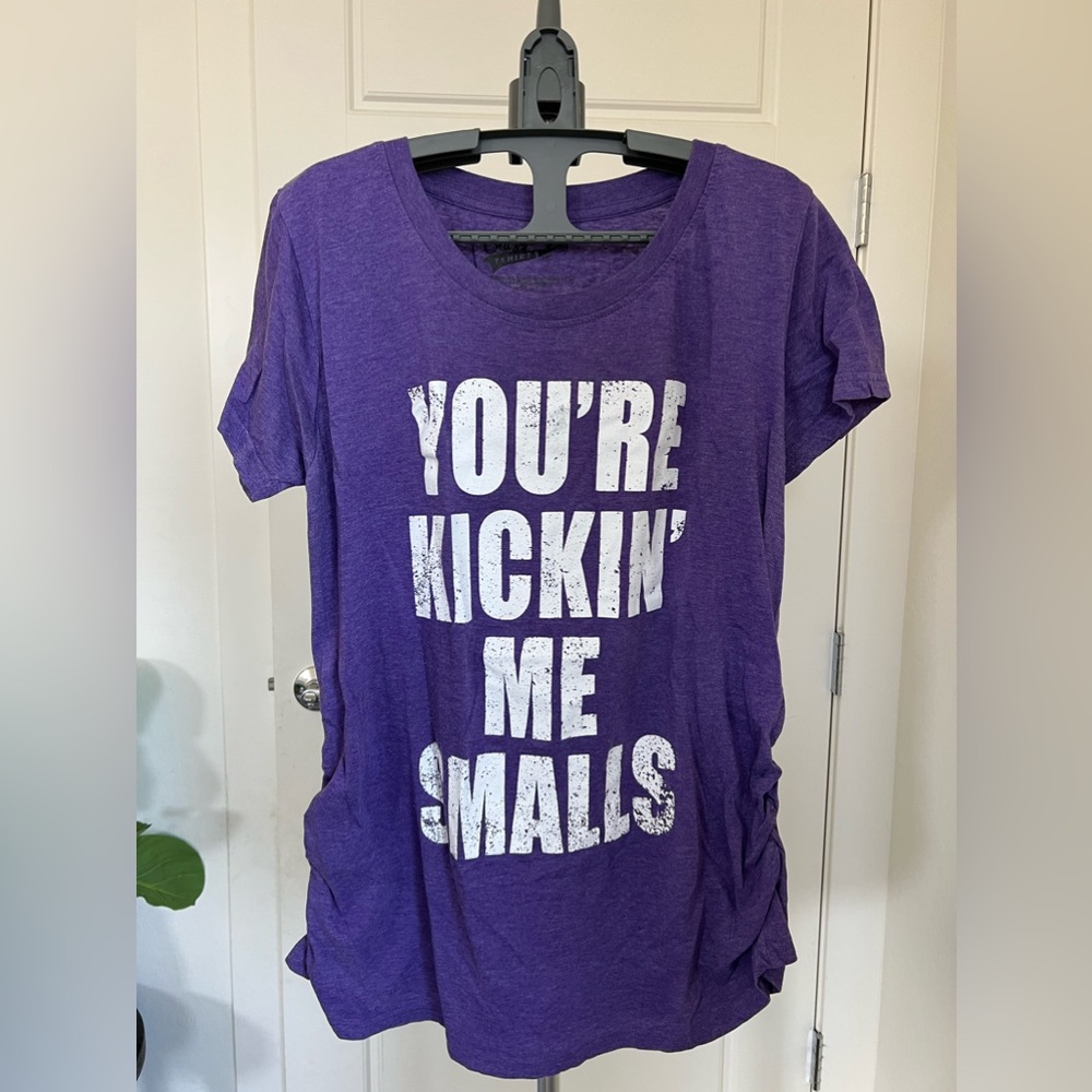 Maternity Funny T-Shirt, size large.